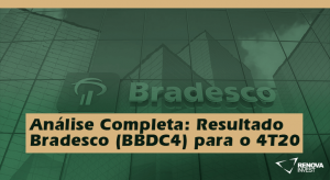 Análise Completa: Resultado Bradesco (BBDC4) para o 4T20