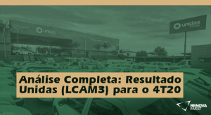 Análise Completa: Resultado Unidas (LCAM3) para o 4T20