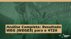 Análise Completa Resultado WEG (WEGE3) para o 4T20