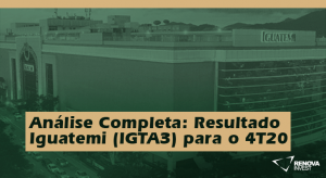 Resultado Iguatemi (IGTA3) para o 4T20