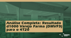 Resultado d1000 Varejo Farma (DMVF3) para o 4T20