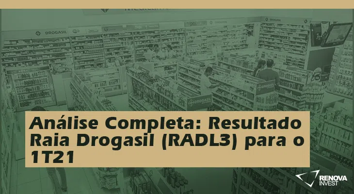 Raia Drogasil (RADL3) para o 1T21