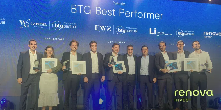 Prêmio BTG 2023, renova é premiada