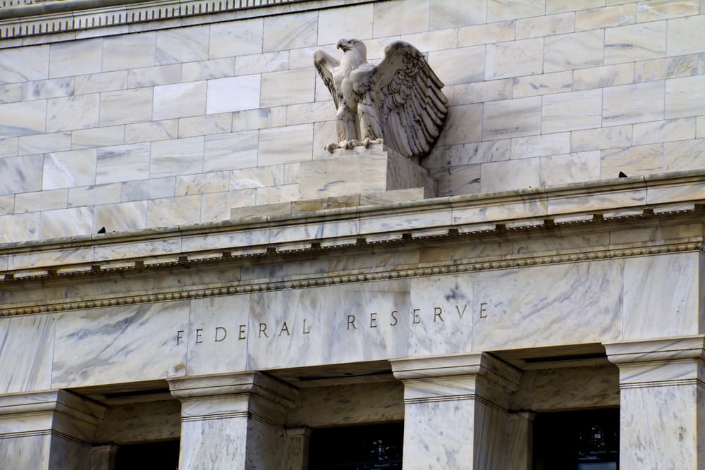 Fachada do Federal Reserve (Fed), o banco central americano. 