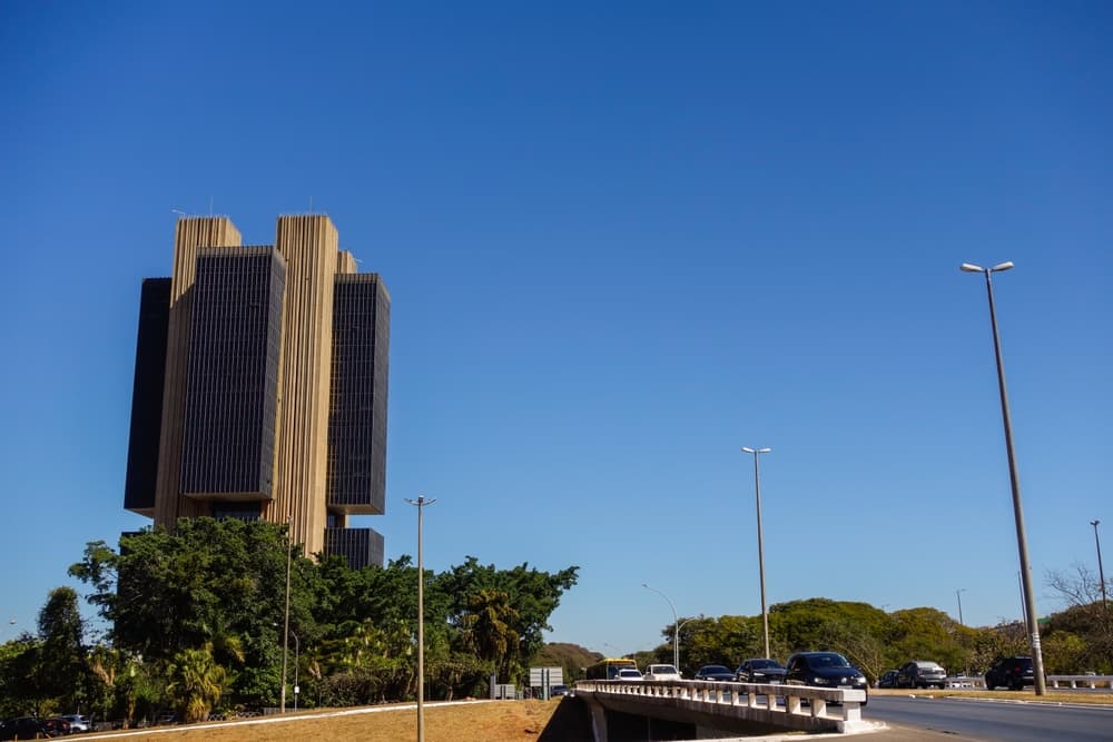 Imagem da fachada do Banco Central do Brasil