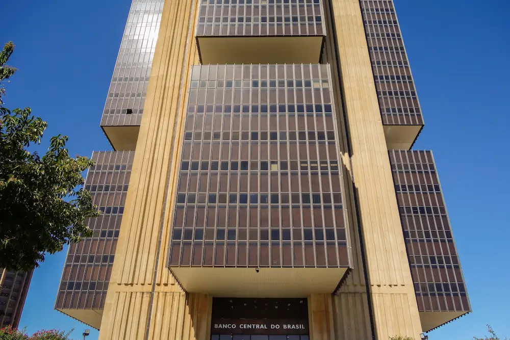 fachada do banco central do brasil com novo presidente do bc