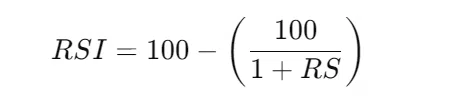 formula de calculo do rsi