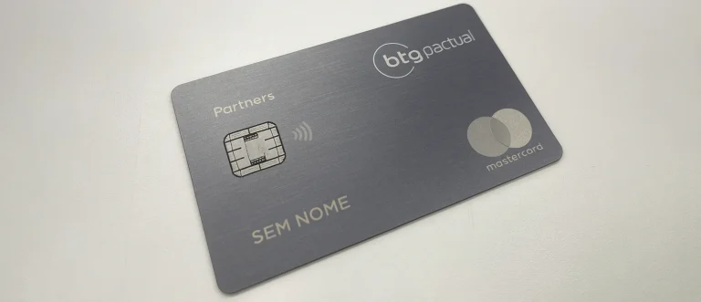 Cartão exclusivo BTG Partners