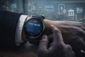 imagem mostra um relógio no pulso de um homem