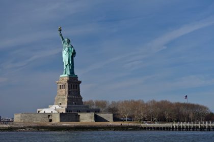 Estátua da Liberdade, nos Estados Unidos.